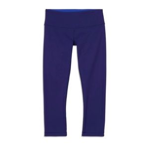 Lululemon Wunder Under Crop Reversible - Like New
